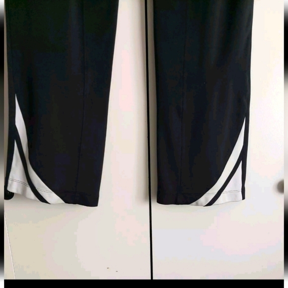 Nike Vintage Y2K Pull-on wide-Flare leg knit pants women's L/XL 12/14 Black - Picture 5 of 5